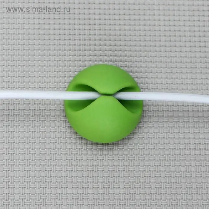 Зажимы для проводов, набор 6 шт., пластик, МИКС