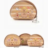 Кошелёк детский &laquo;Капибара&raquo;, монетница, на молнии 10.5&times;2.5&times;8 см, МИКС