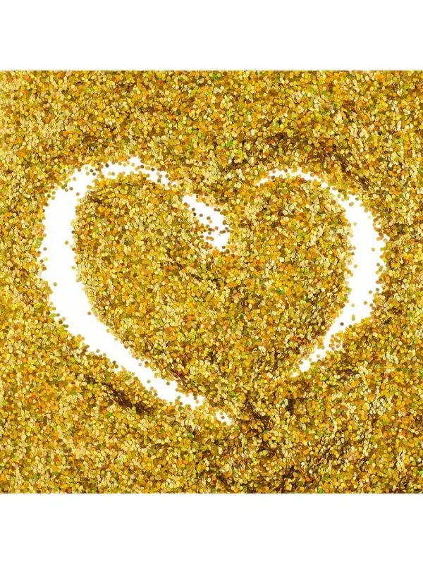 Конфетти «Шестиугольники» золото, голография, 0.1 см, 90 г