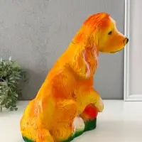 Копилка для денег «Кокер с мячом», гипс, 32×30×22 см Копилка для денег «Кокер с мячом», гипс, 32×30×22 см