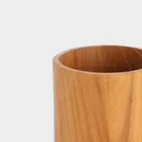 Стакан, 8&times;8&times;8 см, тиковое дерево