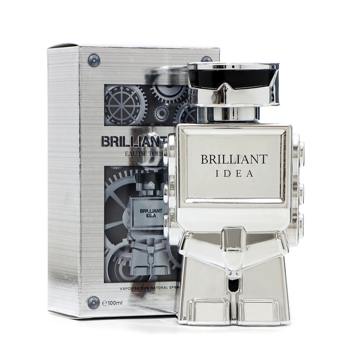 Туалетная вода мужская Brilliant Idea Silver, 100 мл Туалетная вода мужская Brilliant Idea Silver, 100 мл