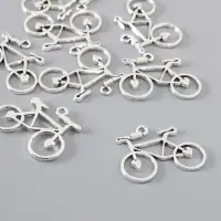 Декор металл для творчества "Велосипед с сердцами" (А15503) 2,4х3,1 см Декор металл для творчества "Велосипед с сердцами" (А15503) 2,4х3,1 см