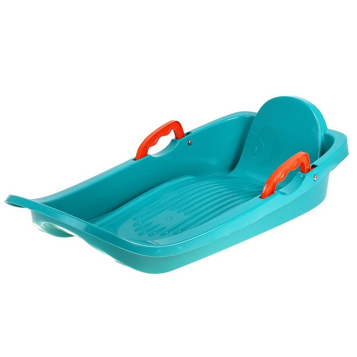 Санки ледянка «Мини-боб», цвет бирюзовый Санки ледянка «Мини-боб», цвет бирюзовый