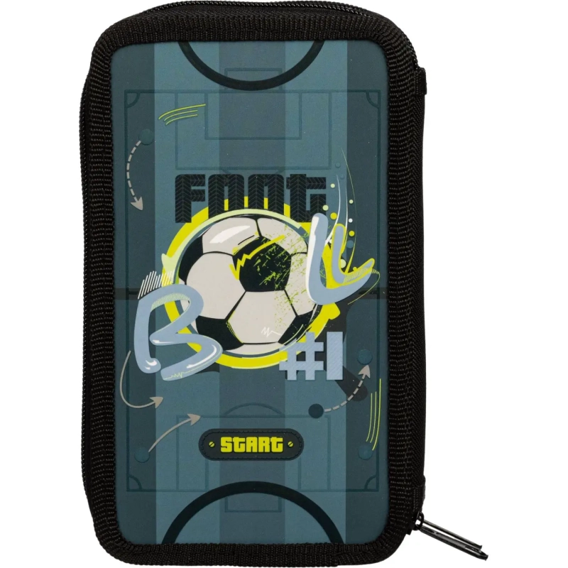 Пенал Комус Класс Football 2отд., ламинат, выб лак, 190x110 мм, ПКК 11-19