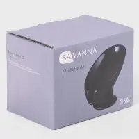 Мыльница SAVANNA Essence, керамика, чёрная