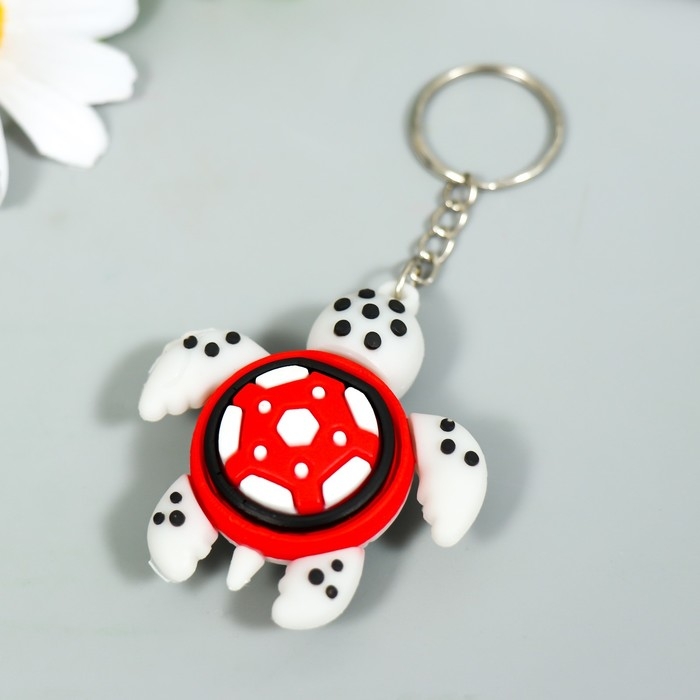 Брелок резина Брелок резина "Черепашка. Панцирь-щит" МИКС 5х4,5 см