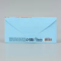 Конверт для денег &laquo;Поздравляем!&raquo;, бокалы, 16.5&times;8 см