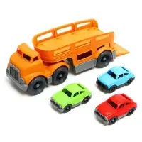 Грузовик - автовоз детский, с 3 машинками, цвет МИКС