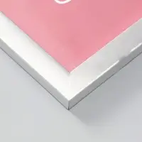 Фоторамка для фото 30х40 см "Oframe", пластик, серебро, (пластик экран)