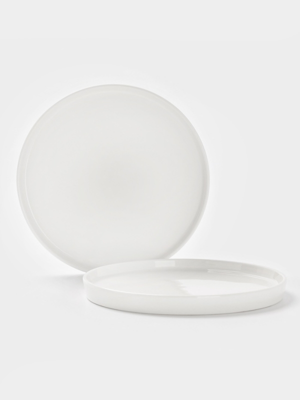 Набор тарелок 2 шт 16,5х1,5 см Magistro Набор тарелок 2 шт 16,5х1,5 см Magistro "White Snow"