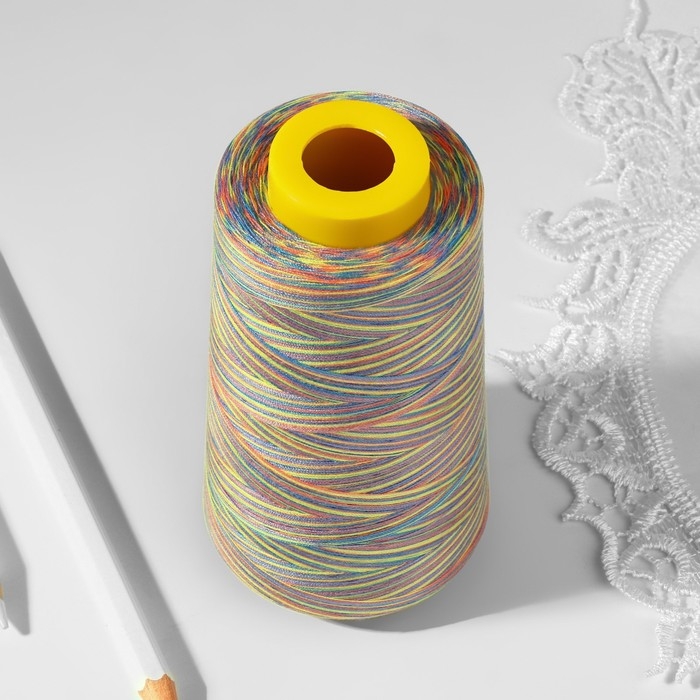 Нитки мультиколор 40/2, 2700 м, цвет разноцветный Нитки мультиколор 40/2, 2700 м, цвет разноцветный