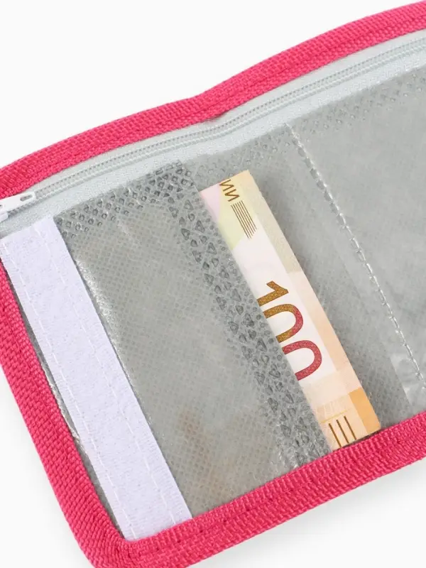 Кошелек детский на липучке &laquo;Холодное сердце&raquo; розовый 9&times;9&times;1