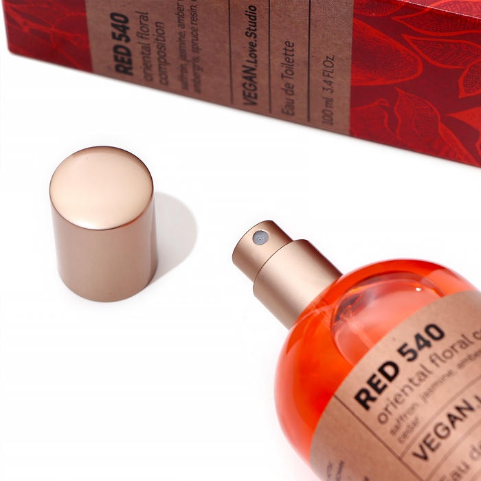 Туалетная вода женская Vegan Love Studio Red 540 (по мотивам Baccarat Rouge 540), 100 мл Туалетная вода женская Vegan Love Studio Red 540 (по мотивам Baccarat Rouge 540), 100 мл