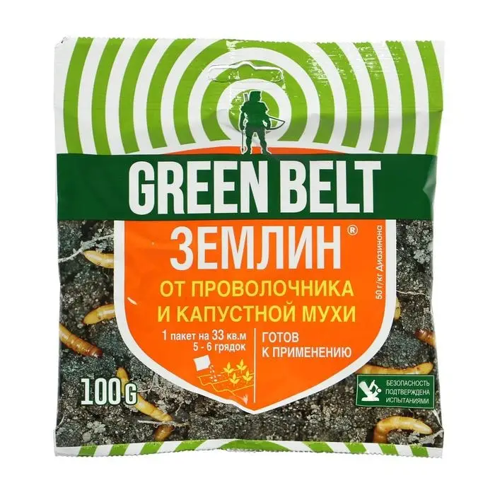 Средство &laquo;Землин&raquo; от почвообитающих вредителей 100 г