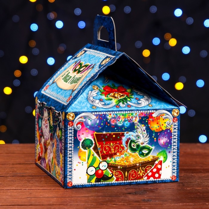 Подарочная коробка Подарочная коробка "Маскарад" 16 х 16 х22 см.