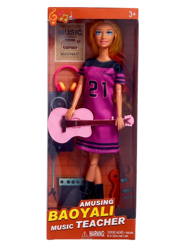 Кукла-модель "Уроки музыки" с аксессуарами, МИКС
