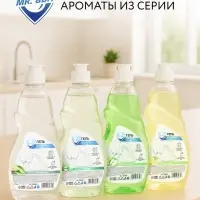 Гель для мытья посуды, 500 мл, аромат яблоко, Mr.Быт