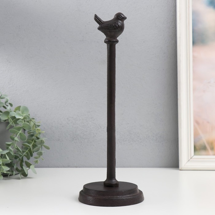 Сувенир чугун держатель д/полотенец Сувенир чугун держатель д/полотенец "Птичка" 12х12х33 см