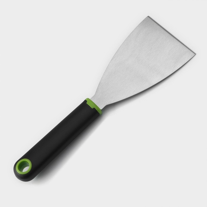 Лопатка - скребок Доляна Lime, 23,5×8 см, цвет чёрно-зелёный Лопатка - скребок Доляна Lime, 23,5×8 см, цвет чёрно-зелёный