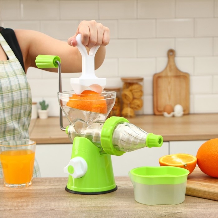 Соковыжималка механическая Fresh, цвет зелёный Соковыжималка механическая Fresh, цвет зелёный