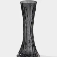 Ваза &laquo;Пэйва&raquo;, 25&times;10 см, стекло, серая