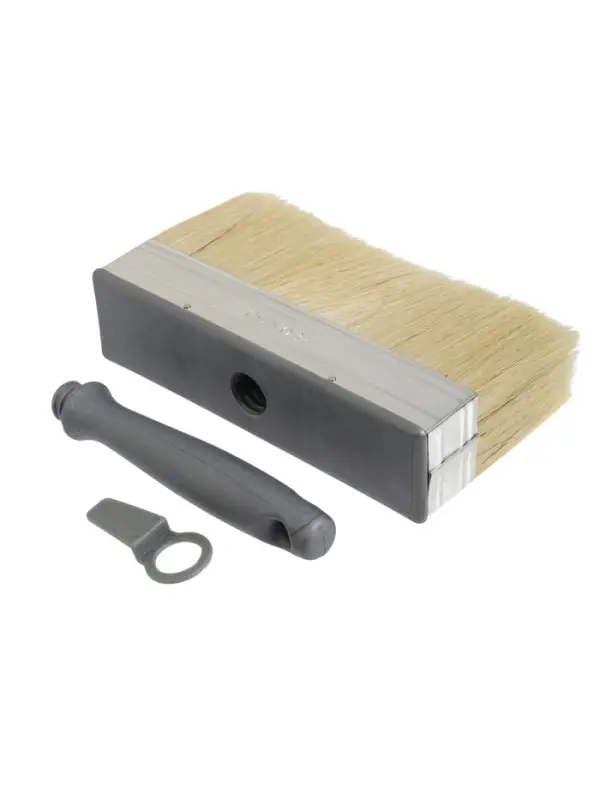 Кисть-макловица ТУНДРА, натуральная щетина, пластиковая рукоятка, 50&times;180 мм