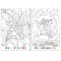 Раскраска по номерам &laquo;Прекрасные феи&raquo;, 16 стр., формат А4
