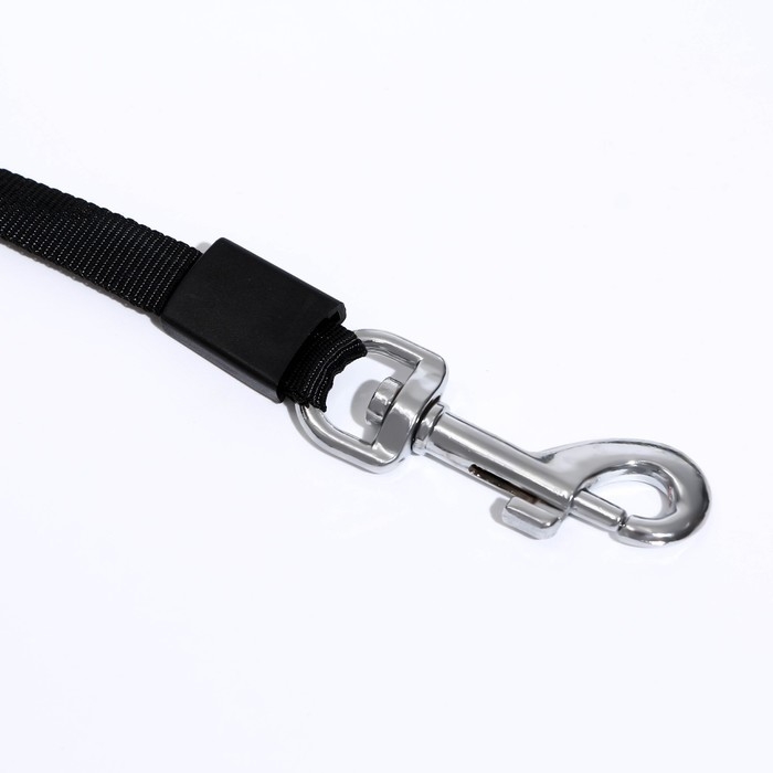 Рулетка  Рулетка "Стиль", под кожу, 3 м, вес животного до 15 кг, чёрно-синяя