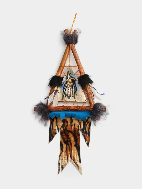 Панно "Вождь" 30х3х60 см