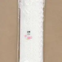 Кружево гипюровое, 30 мм, 9&plusmn;0.5 м, цвет белый