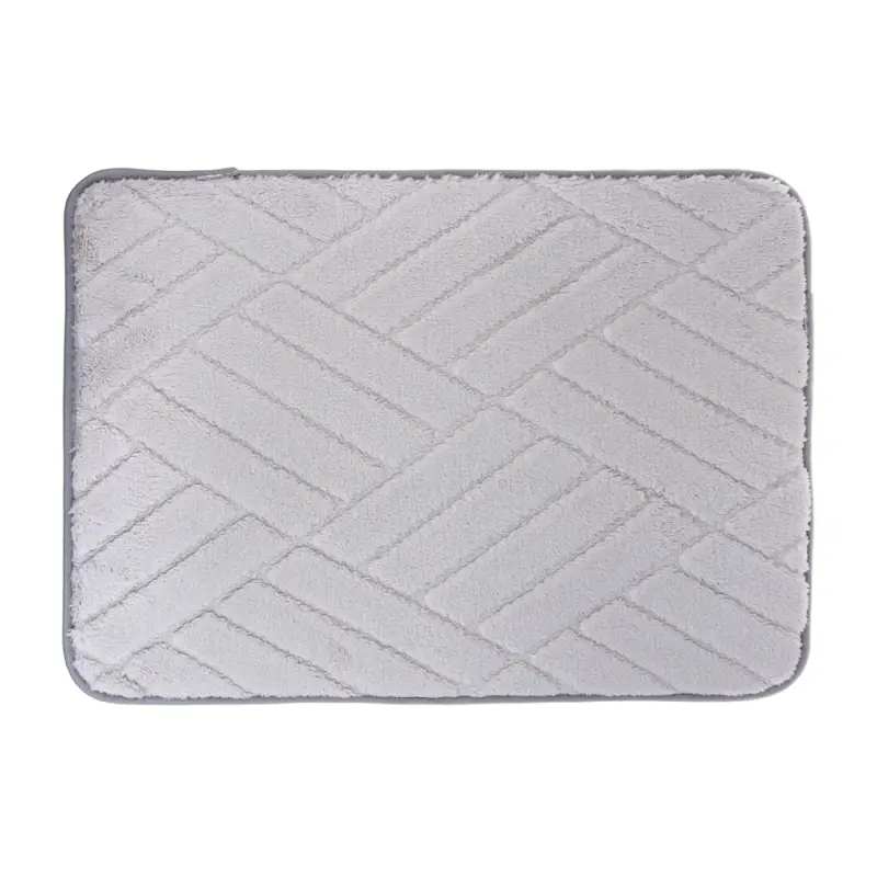 Коврик для ванной тм VETTA Брикс, вельвет, 40x60 см, 2 цвета