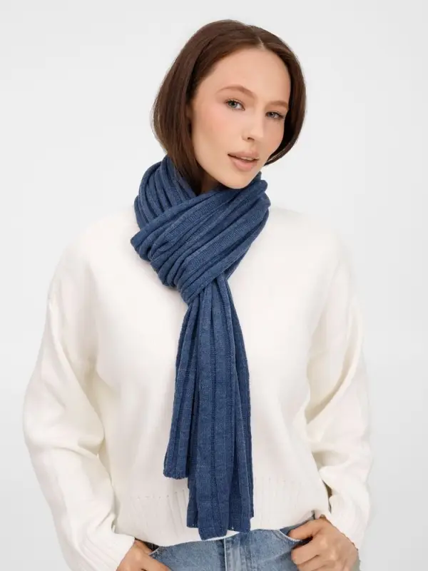 Шарф Metelitsa, синий меланж (джинс) Шарф Metelitsa, синий меланж (джинс)