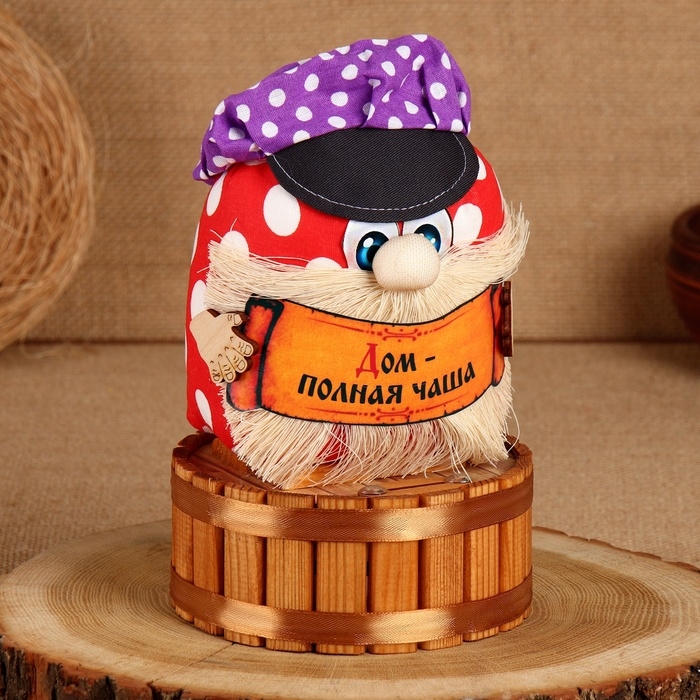 Оберег-копилка Оберег-копилка "Дом - полная чаша", 22 х 14 см, микс