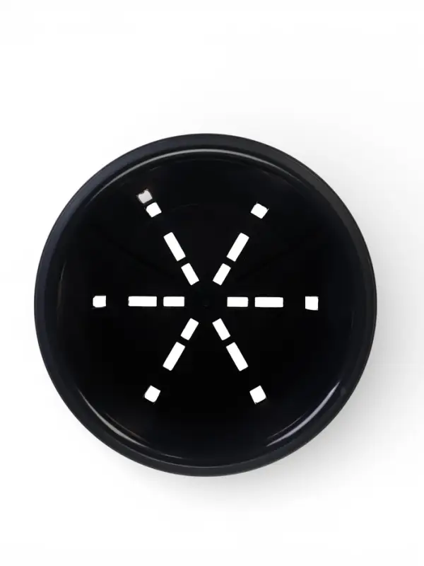 Горшок для цветов &laquo;Япония&raquo;, 3 л, d=22 см, h=20 см, пластиковый, с поддоном, графитовый