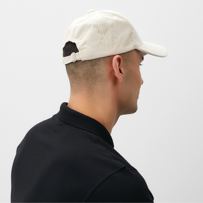 Бейсболка мужская MINAKU, цвет молочный, размер 56-58 Бейсболка мужская MINAKU, цвет молочный, размер 56-58