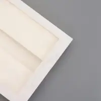 Пакет подарочный с окном, белый, 50&times;30&times;25 см