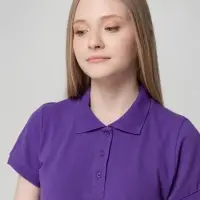 Рубашка поло женская Virma lady, фиолетовая, размер S