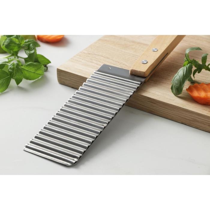 Нож для фигурной резки Доляна, 27×6 см, цвет серебристый Нож для фигурной резки Доляна, 27×6 см, цвет серебристый