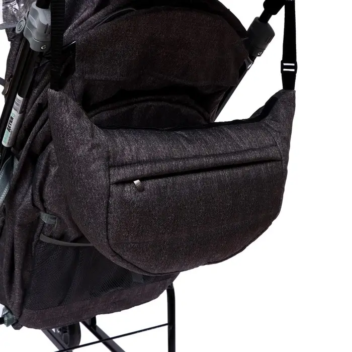 Санки - коляска «Наши детки 6», чехол для ног, муфта, сумка, принт с ламой, серый Санки - коляска «Наши детки 6», чехол для ног, муфта, сумка, принт с ламой, серый