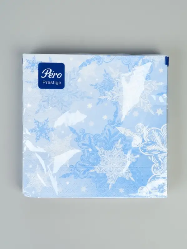 Салфетки бумажные трёхслойные «Снежный вальс» 33х33, 20 шт