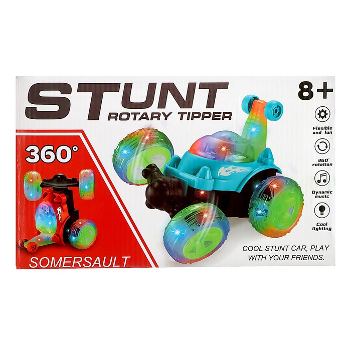 Перевёртыш радиоуправляемый «Трюкач», подсветка колёс, работает от аккумулятора, цвета МИКС Перевёртыш радиоуправляемый «Трюкач», подсветка колёс, работает от аккумулятора, цвета МИКС