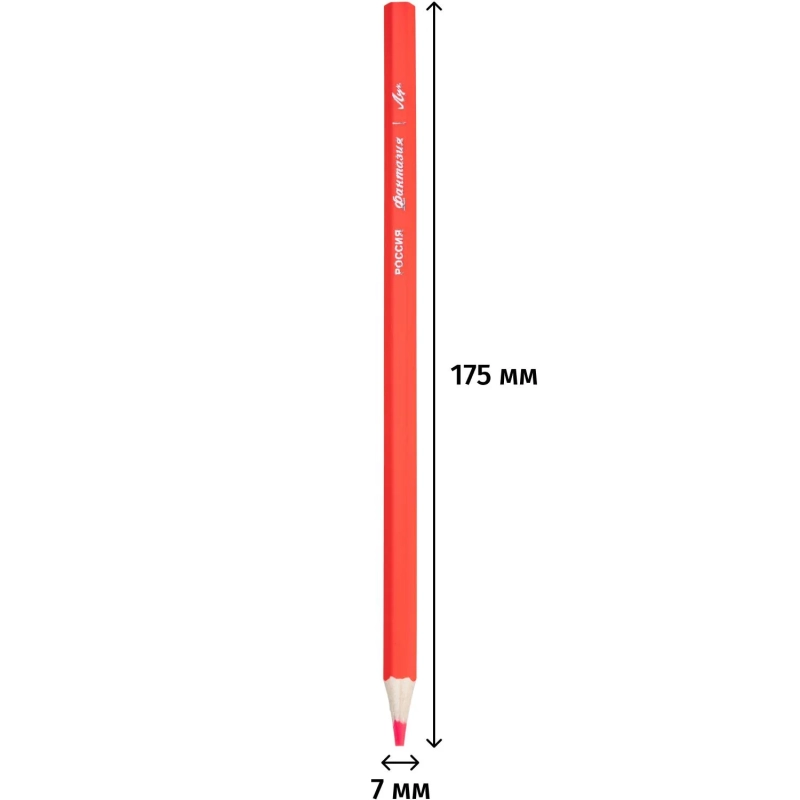 Карандаши цветные Фантазия, неон, 6 цв. 33С 2191-08 набор