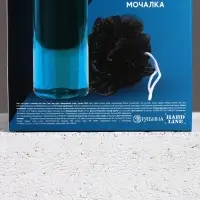 Подарочный набор косметики «С твоим днём!», гель для душа 250 мл и мочалка для тела, HARD LINE