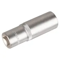 Головка торцевая 1/2"DR шестигранная 19мм, L=78мм пласт.подвес