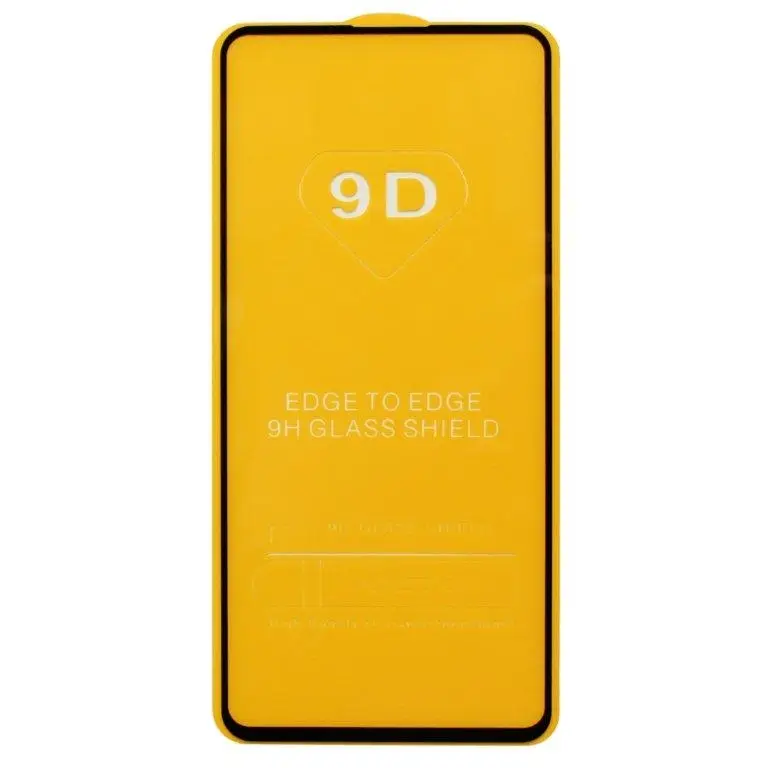 Защитное стекло Xiaomi Redmi Note 9S/K30 Pro с рамкой 9H Full Glue без упаковки (25 шт./уп.)