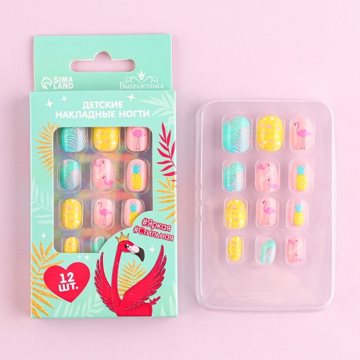 Детские накладные ногти «Яркая, стильная», 12 шт Детские накладные ногти «Яркая, стильная», 12 шт