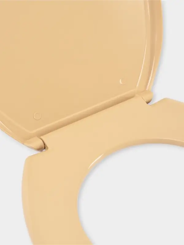 Сиденье для унитаза &laquo;Декор. Кожа&raquo;, 44.5&times;37.5 см, с крышкой, коричневое