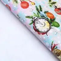 Бумага упаковочная глянцевая «Акварельные шарики », 70×100 см