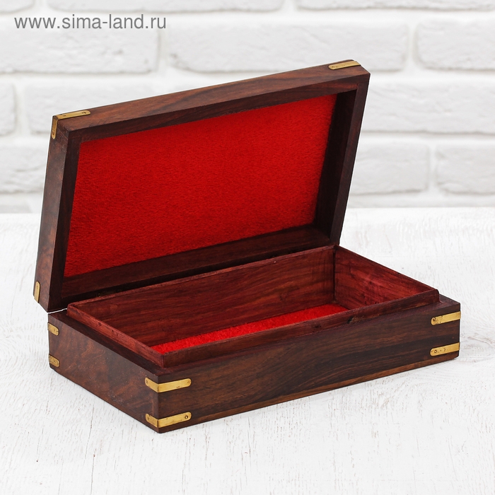 Шкатулка  Шкатулка "Направление" дерево 15х25,5х7 см